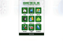 Tablet Screenshot of havirdtire.com